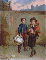 Beggars and a Monkey